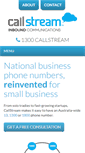 Mobile Screenshot of callstream.com.au